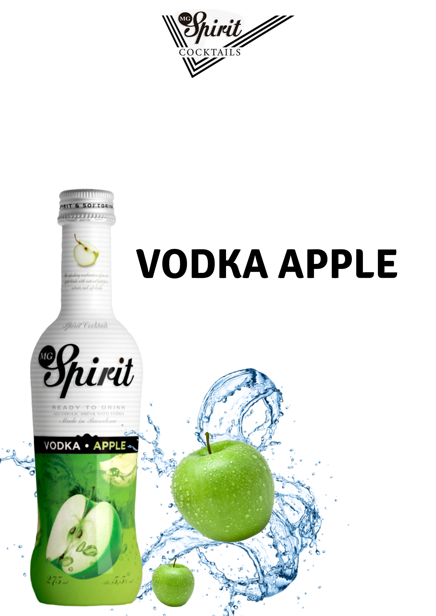 MG Spirit cocktails doos van Vodka Apple